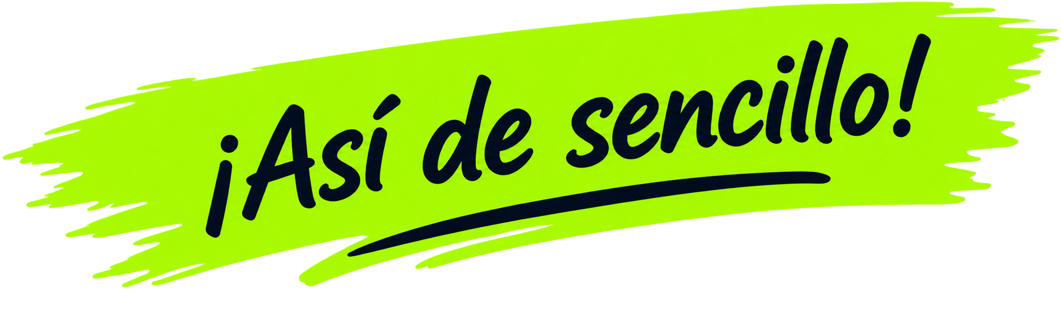 ¡Así de sencillo!